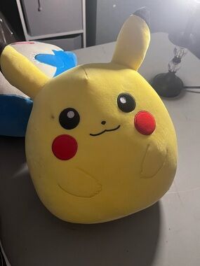 Plush Yellow Pikachu-Inspired Kids Toy